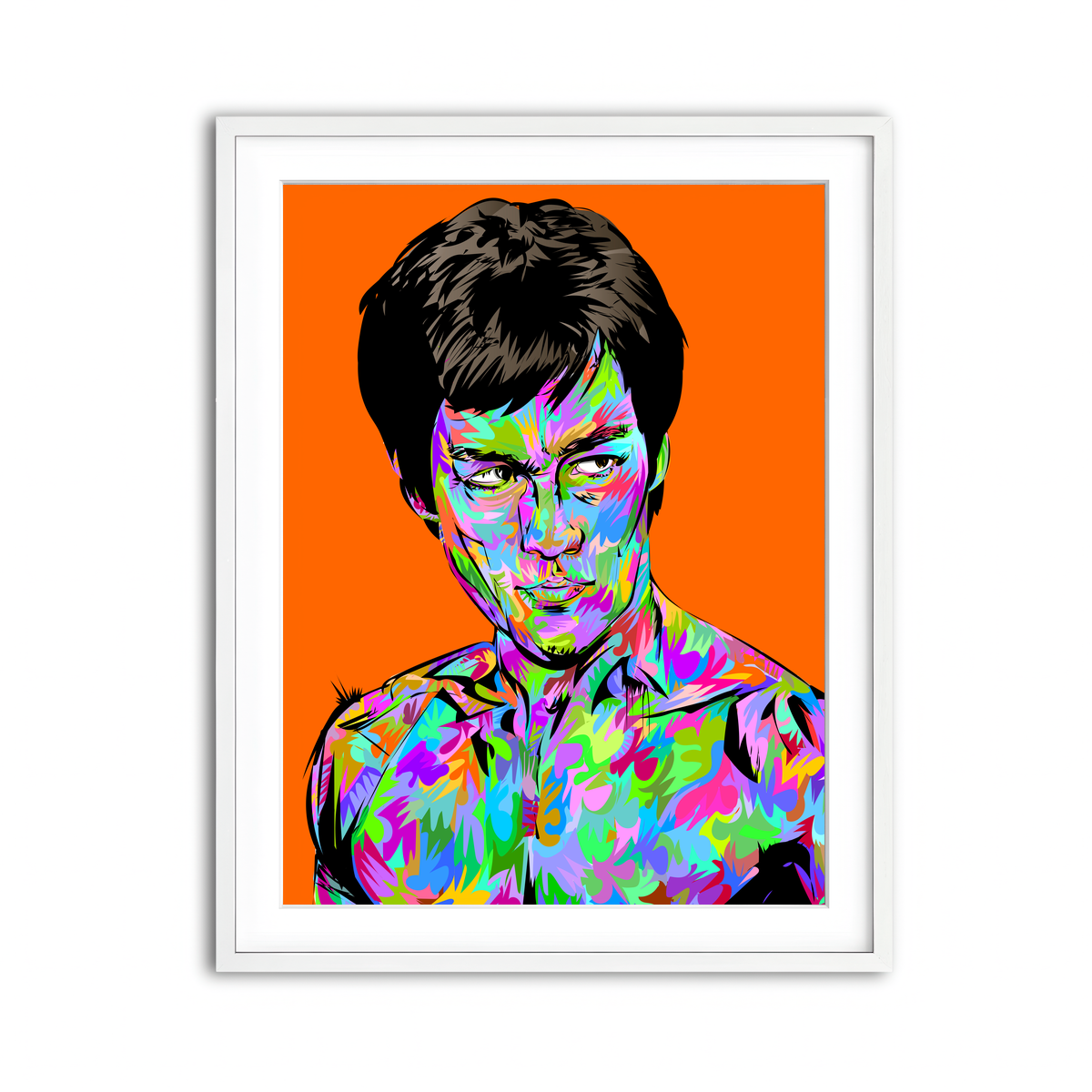 Framed Print 3x4 White