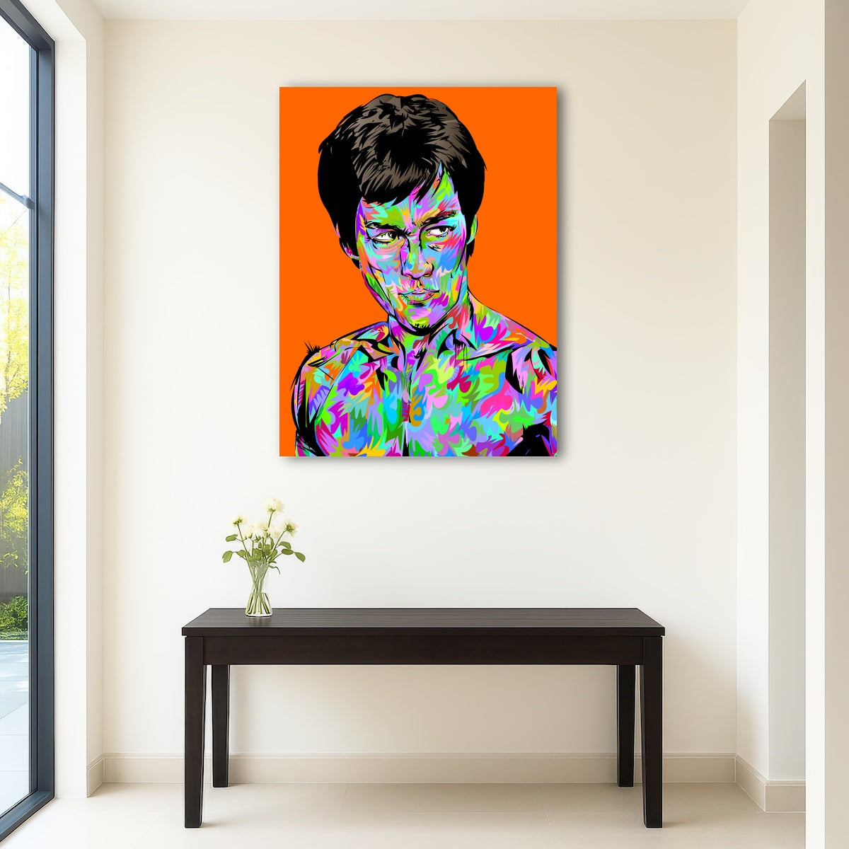 AUTO-MOCKUP ROOM | Abstract Bruce Lee