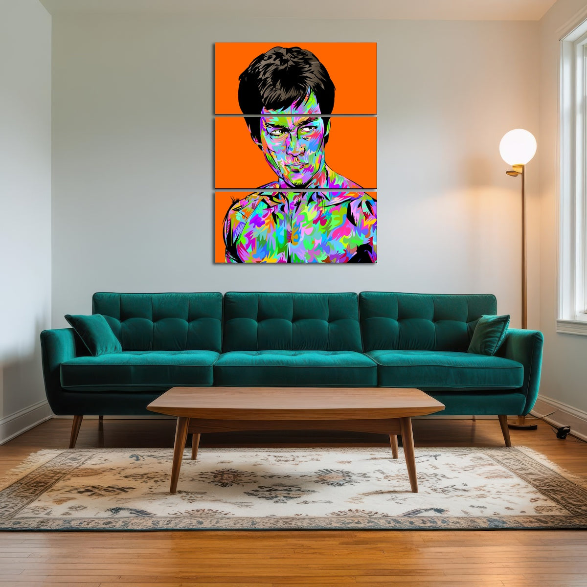 AUTO-MOCKUP ROOM | Abstract Bruce Lee