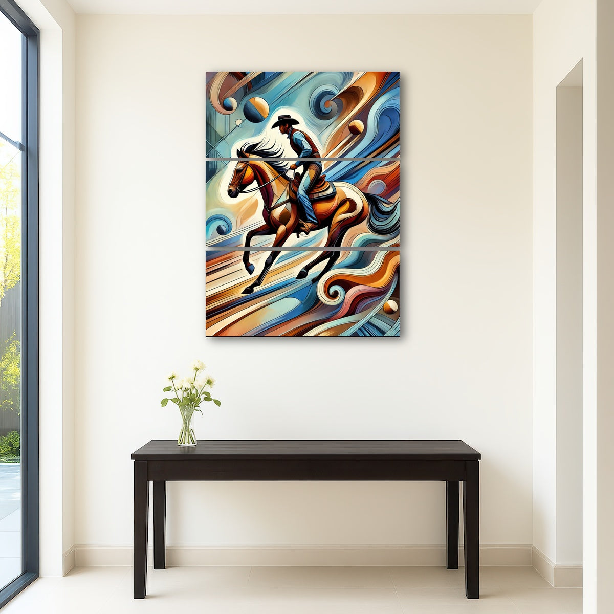 AUTO-MOCKUP ROOM | Abstract Cowboy & Horse