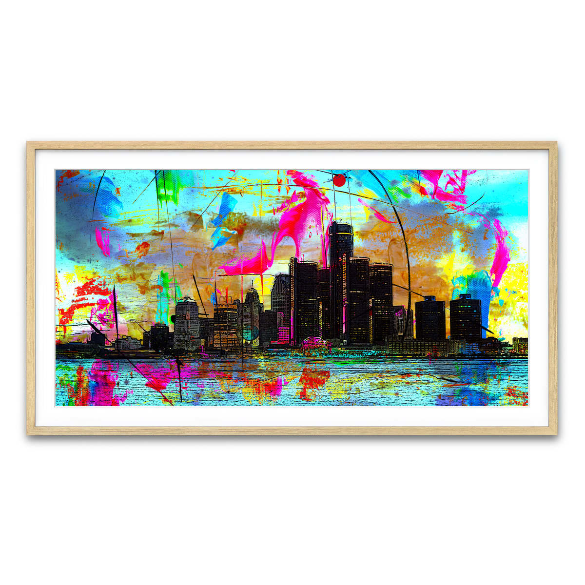 Framed Print 2x1 Natural