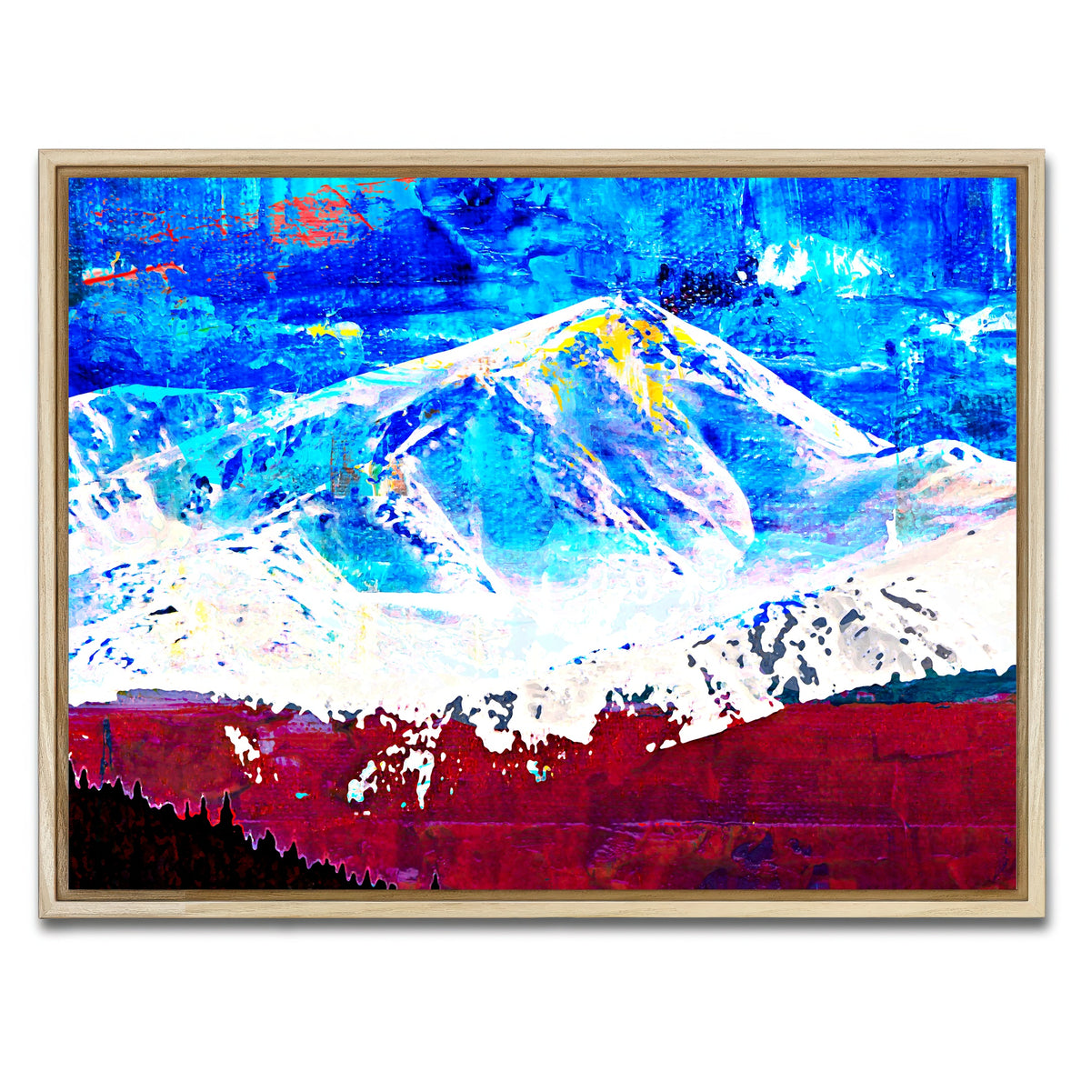 AUTO-MOCKUP WHITE | Abstract Elbert | 1 Piece | Natural Framed Canvas | group=4x3