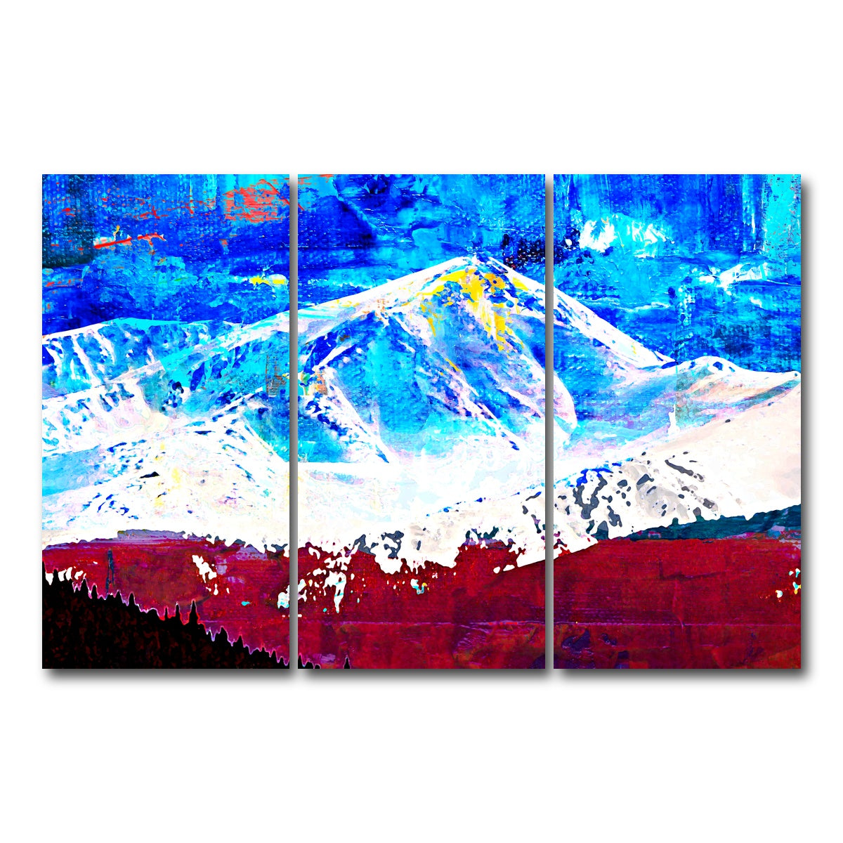 AUTO-MOCKUP WHITE | Abstract Elbert | 3 Piece | Gallery Wrap Canvas | group=12x24