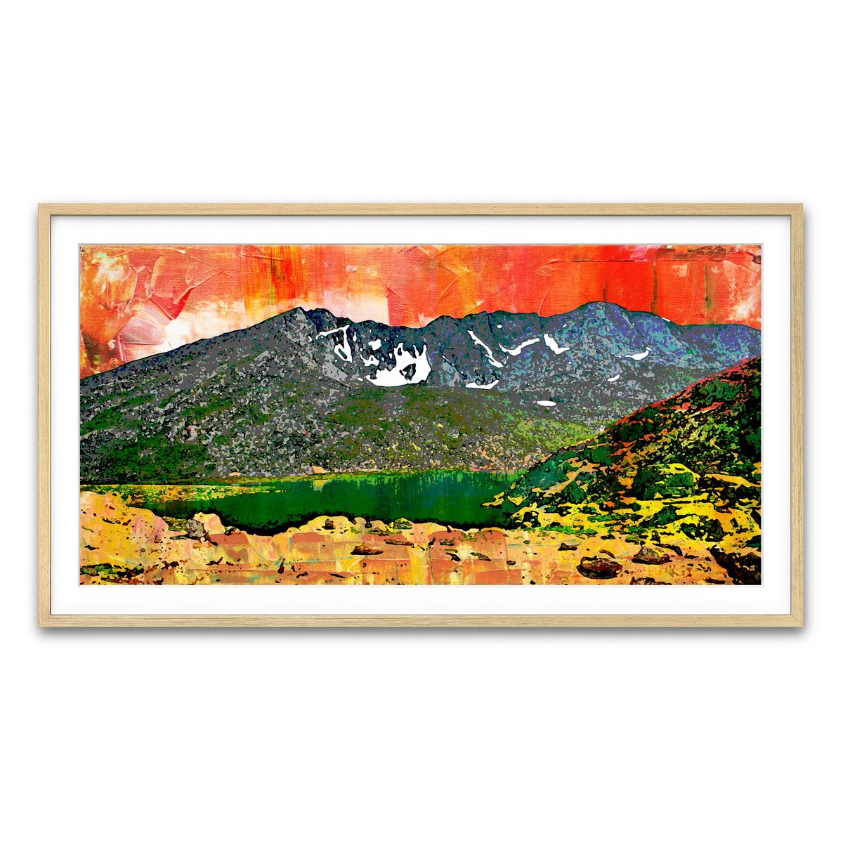 Framed Print 2x1 Natural