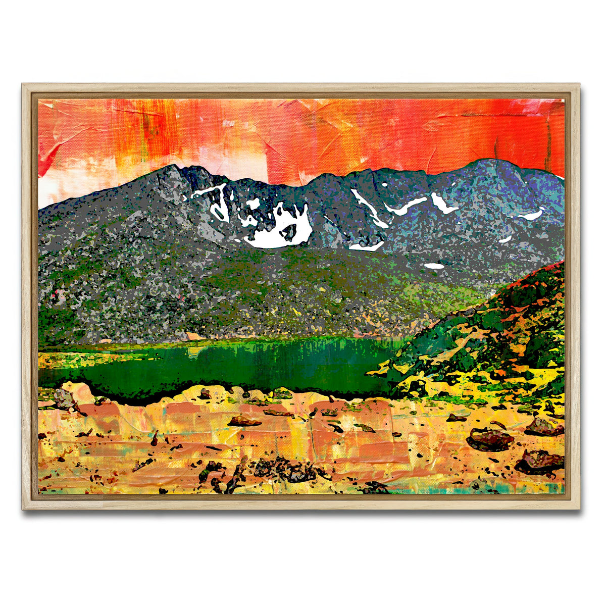 AUTO-MOCKUP WHITE | Abstract Evans | 1 Piece | Natural Framed Canvas | group=4x3