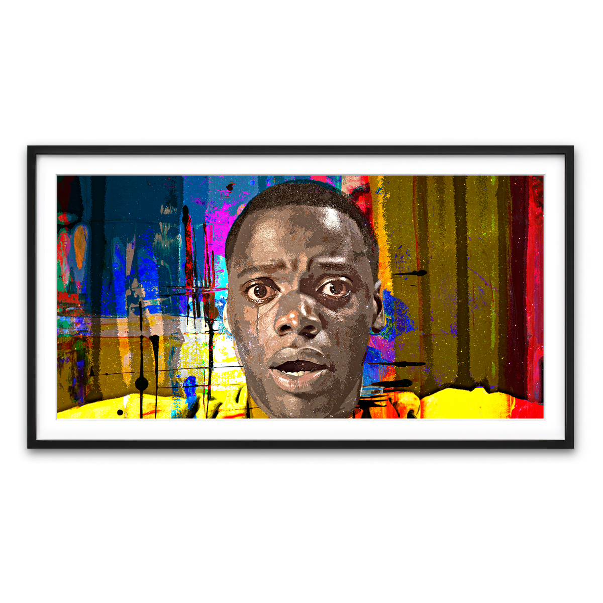 Framed Print 2x1 Black