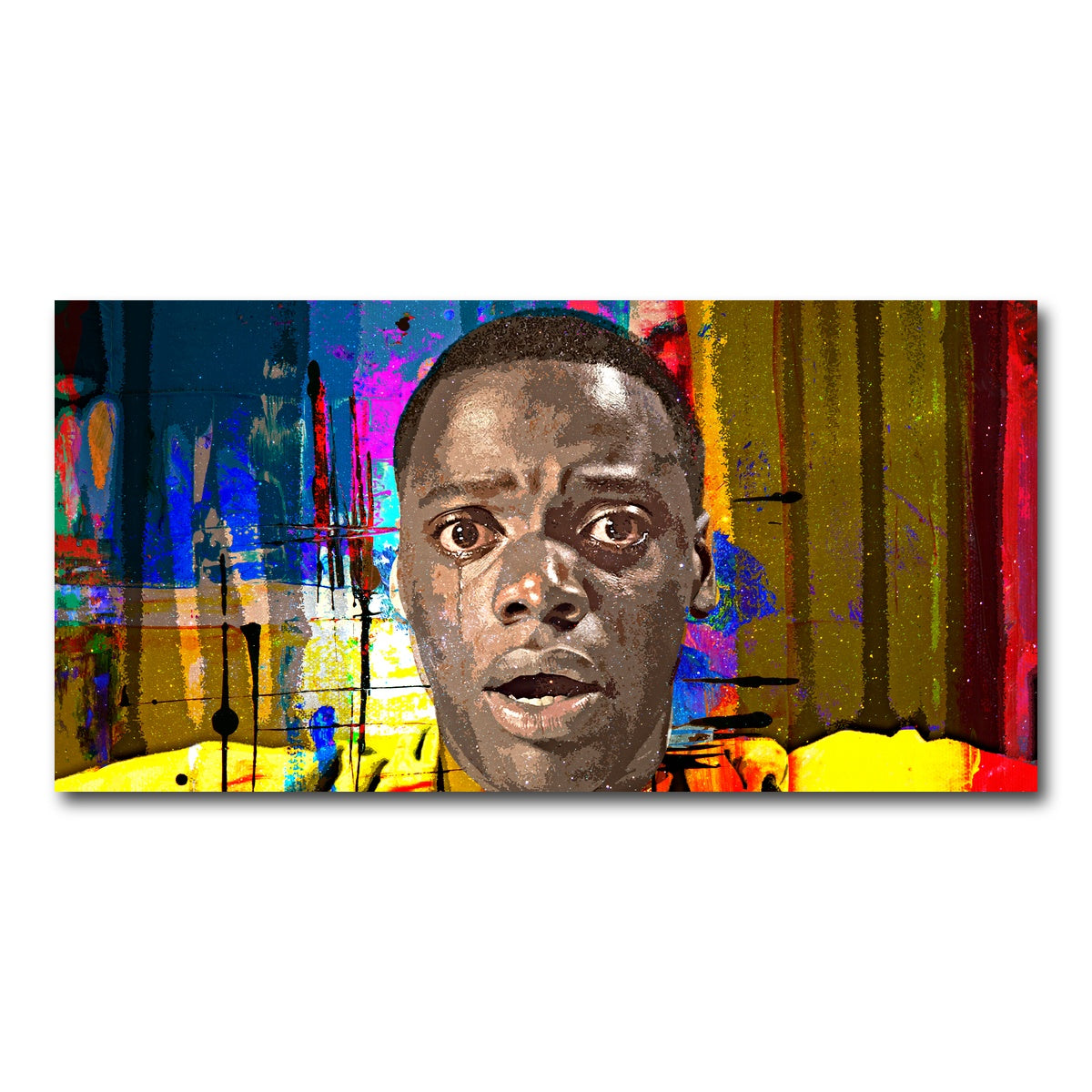 AUTO-MOCKUP WHITE | Abstract Get Out | 1 Piece | Gallery Wrap Canvas | group=2x1