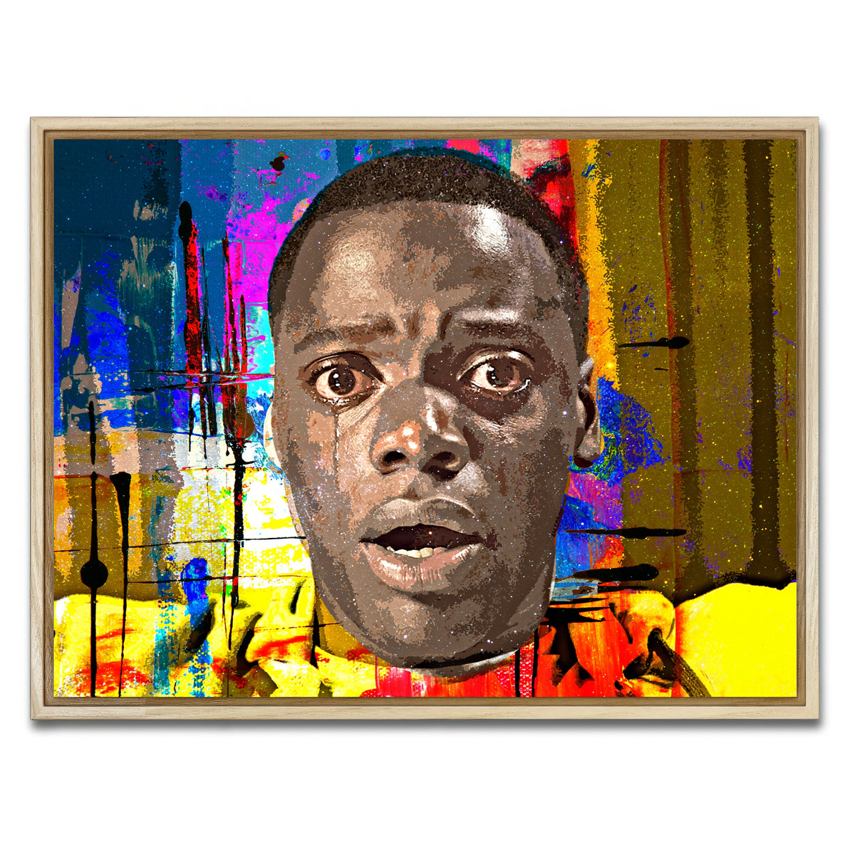 AUTO-MOCKUP WHITE | Abstract Get Out | 1 Piece | Natural Framed Canvas | group=4x3