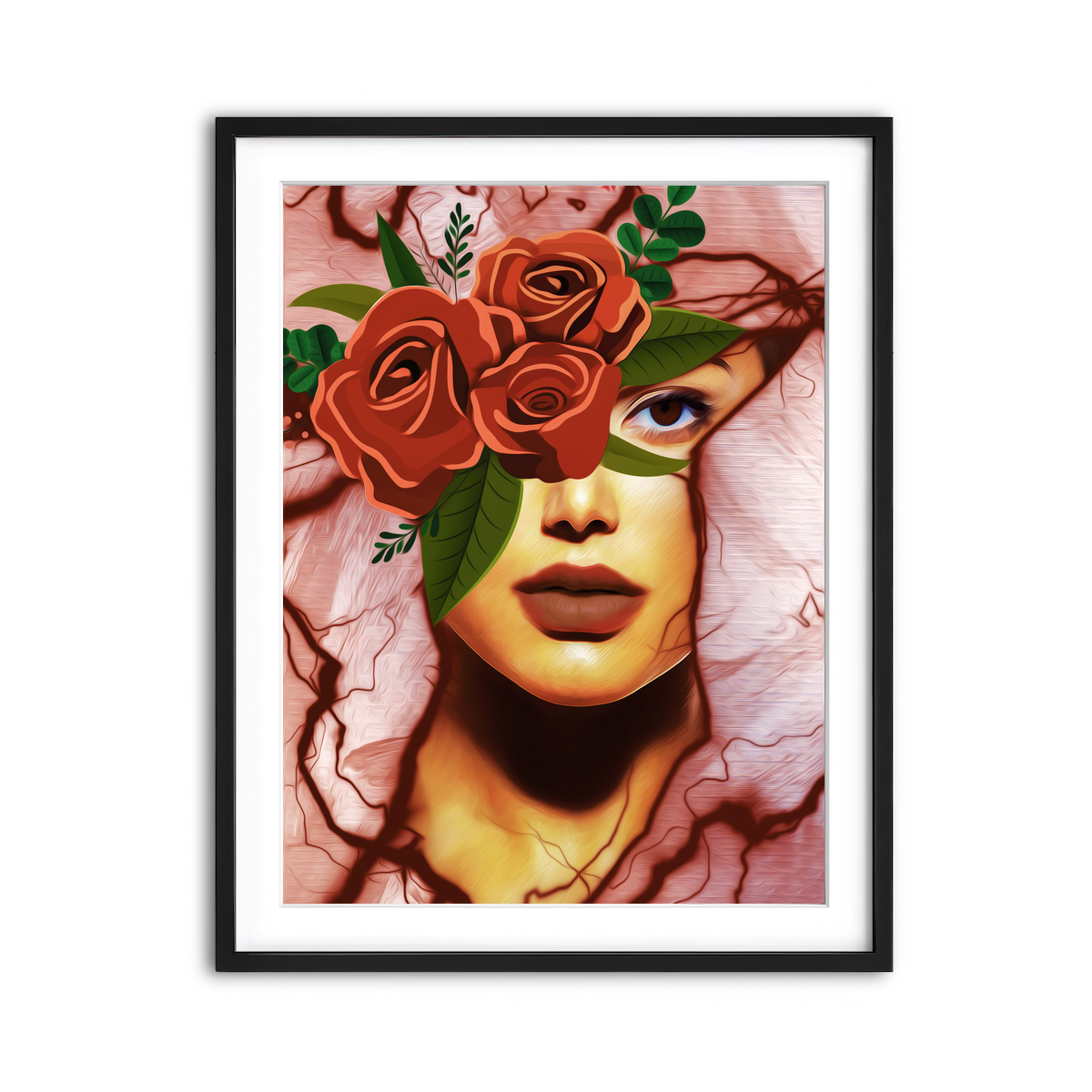 Framed Print 3x4 Black