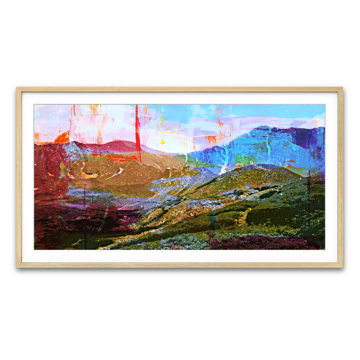 Framed Print 2x1 Natural
