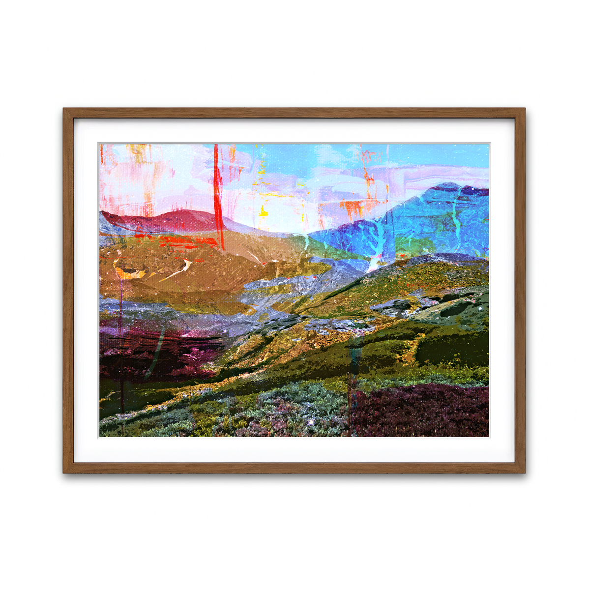 Framed Print 4x3 Walnut