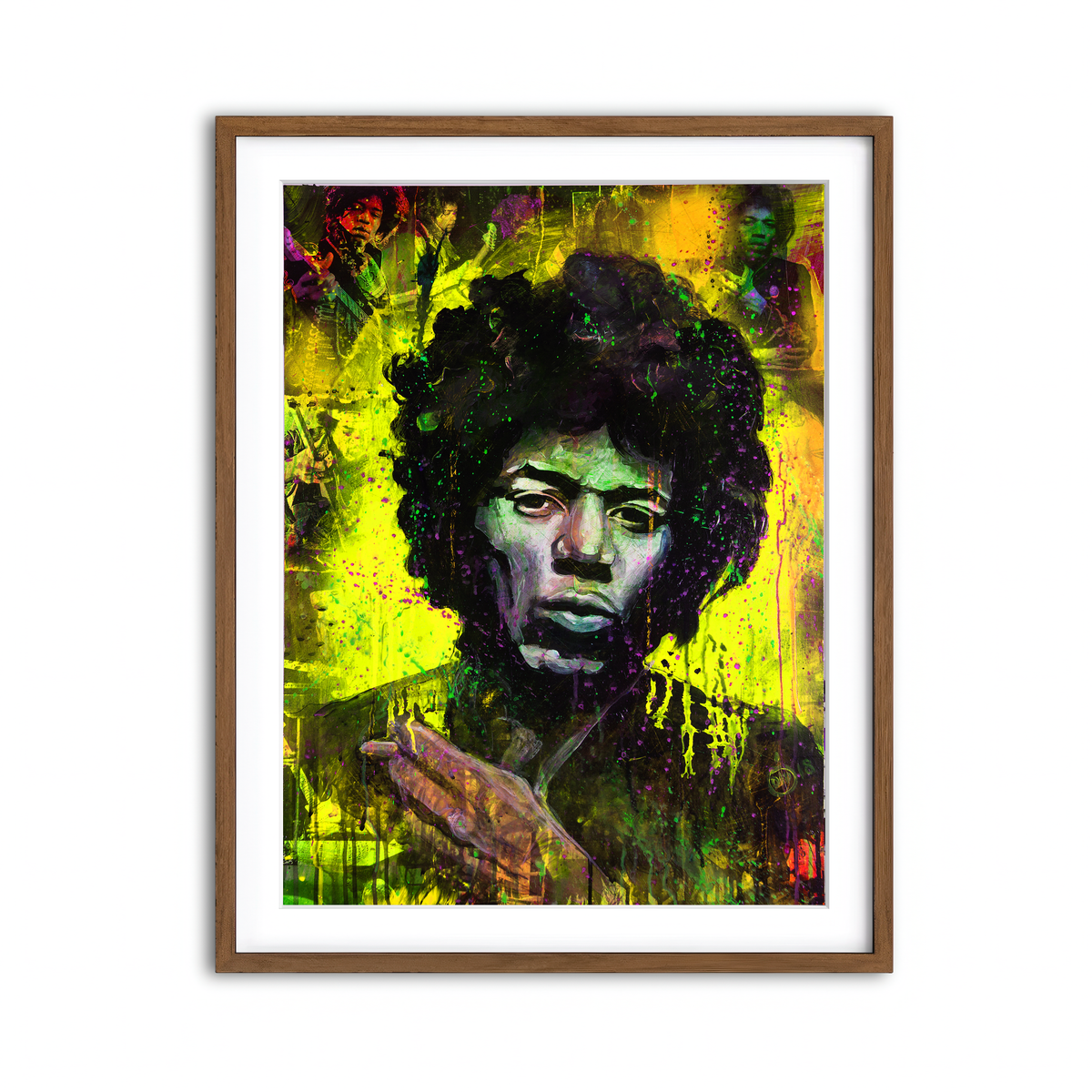 Framed Print 3x4 Walnut