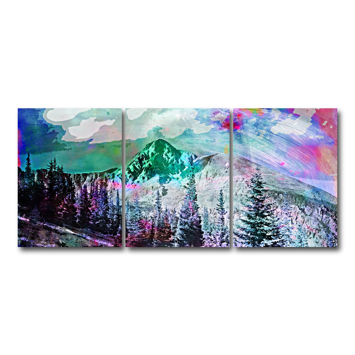 AUTO-MOCKUP WHITE | Abstract Holy Cross | 3 Piece | Gallery Wrap Canvas | group=18x24