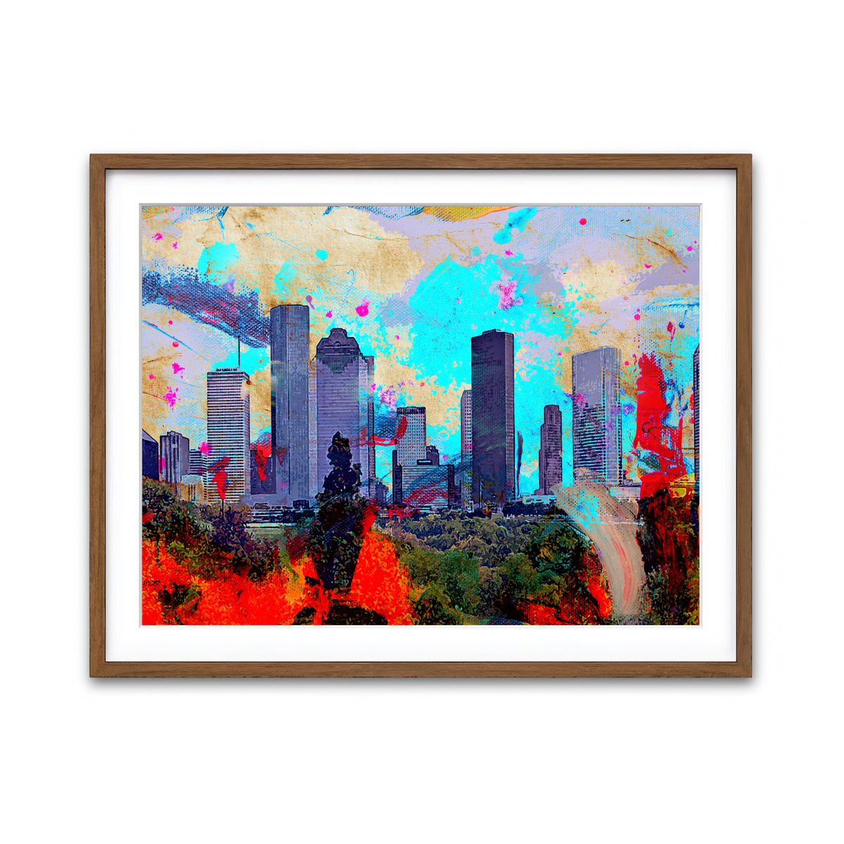 Framed Print 4x3 Walnut