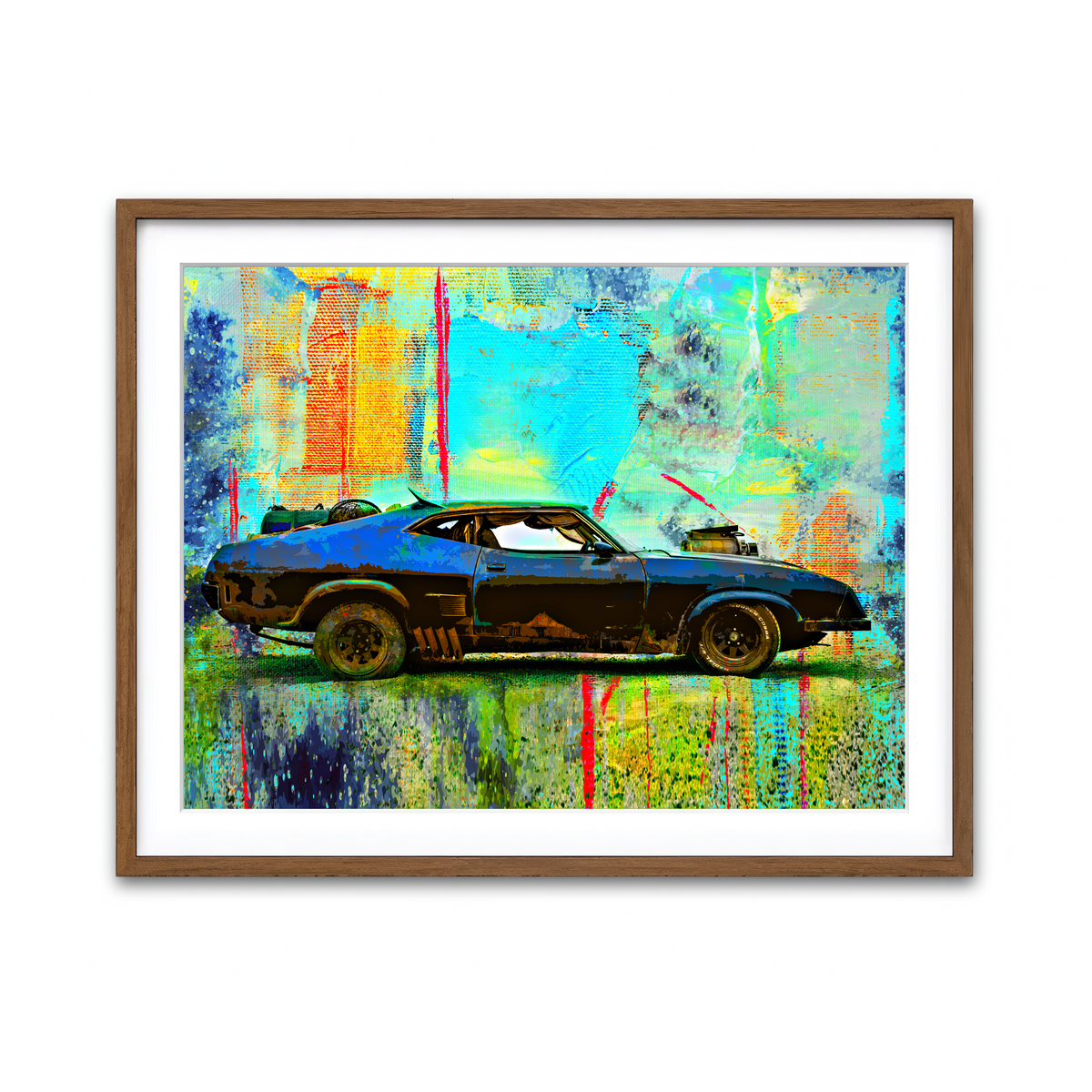 Framed Print 4x3 Walnut