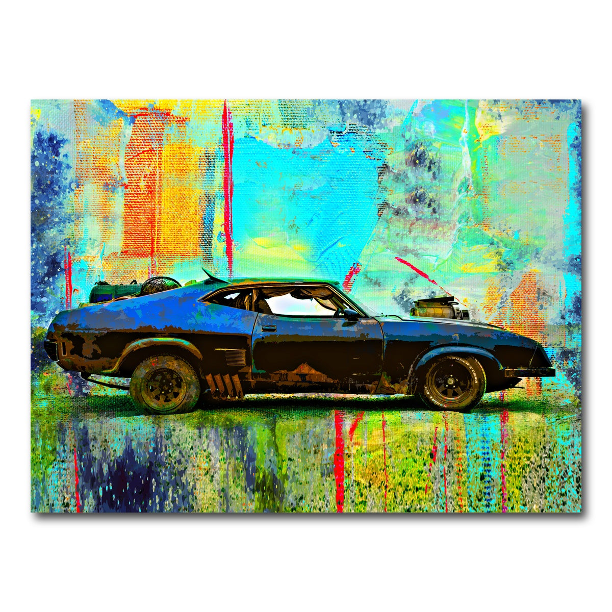 AUTO-MOCKUP WHITE | Abstract Interceptor | 1 Piece | Gallery Wrap Canvas | group=4x3