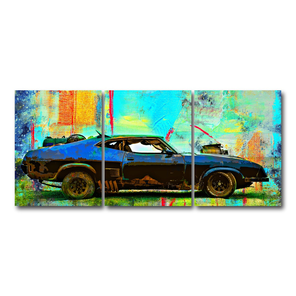 AUTO-MOCKUP WHITE | Abstract Interceptor | 3 Piece | Gallery Wrap Canvas | group=18x24