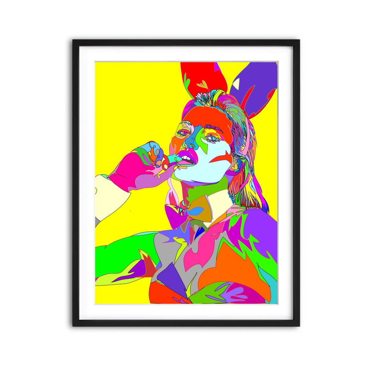 Framed Print 3x4 Black