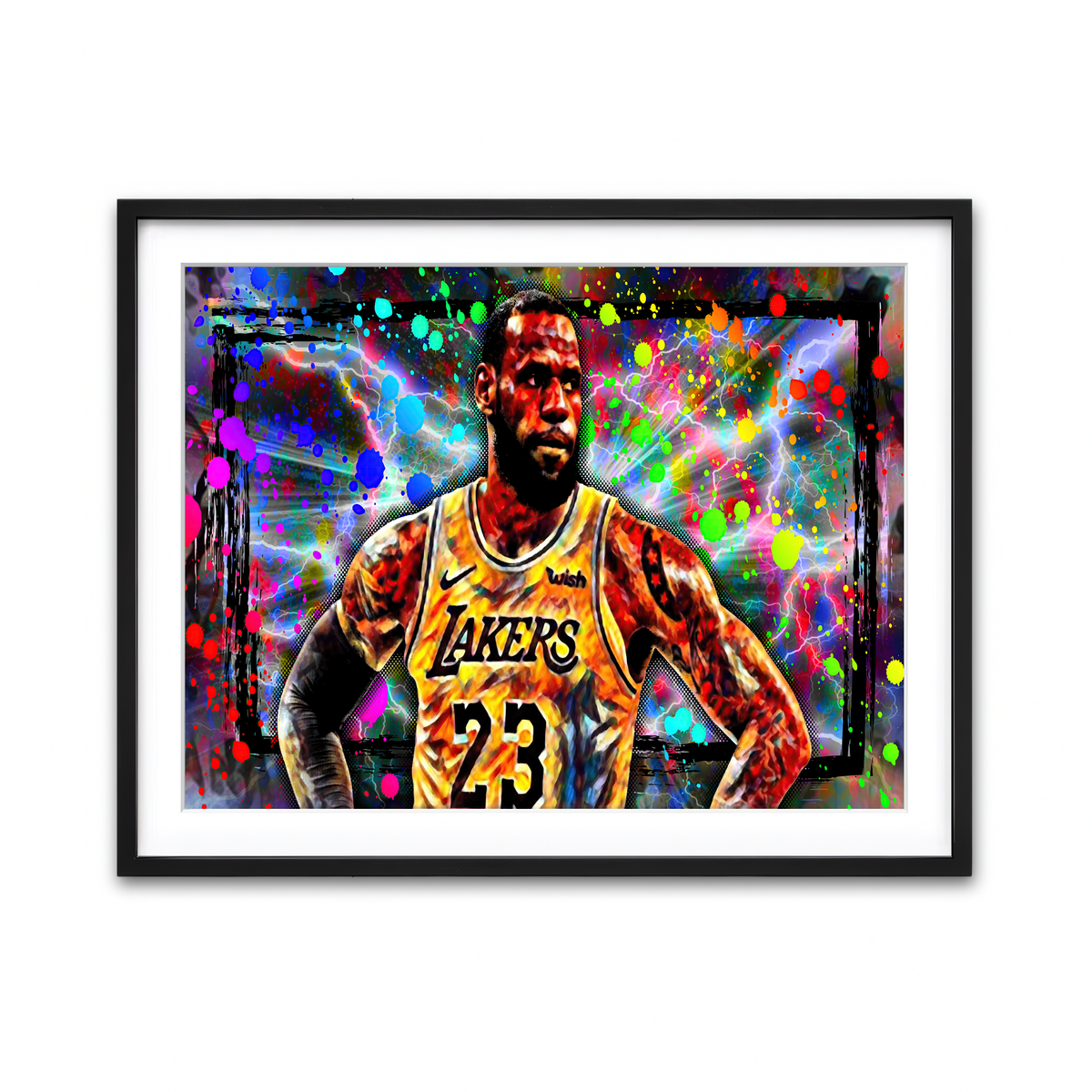 Framed Print 4x3 Black