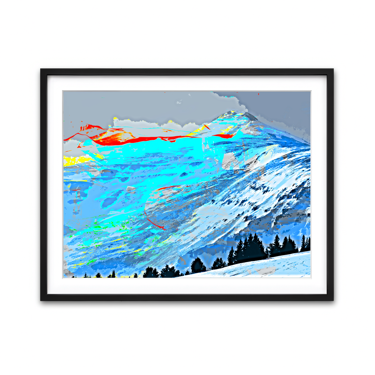 Framed Print 4x3 Black