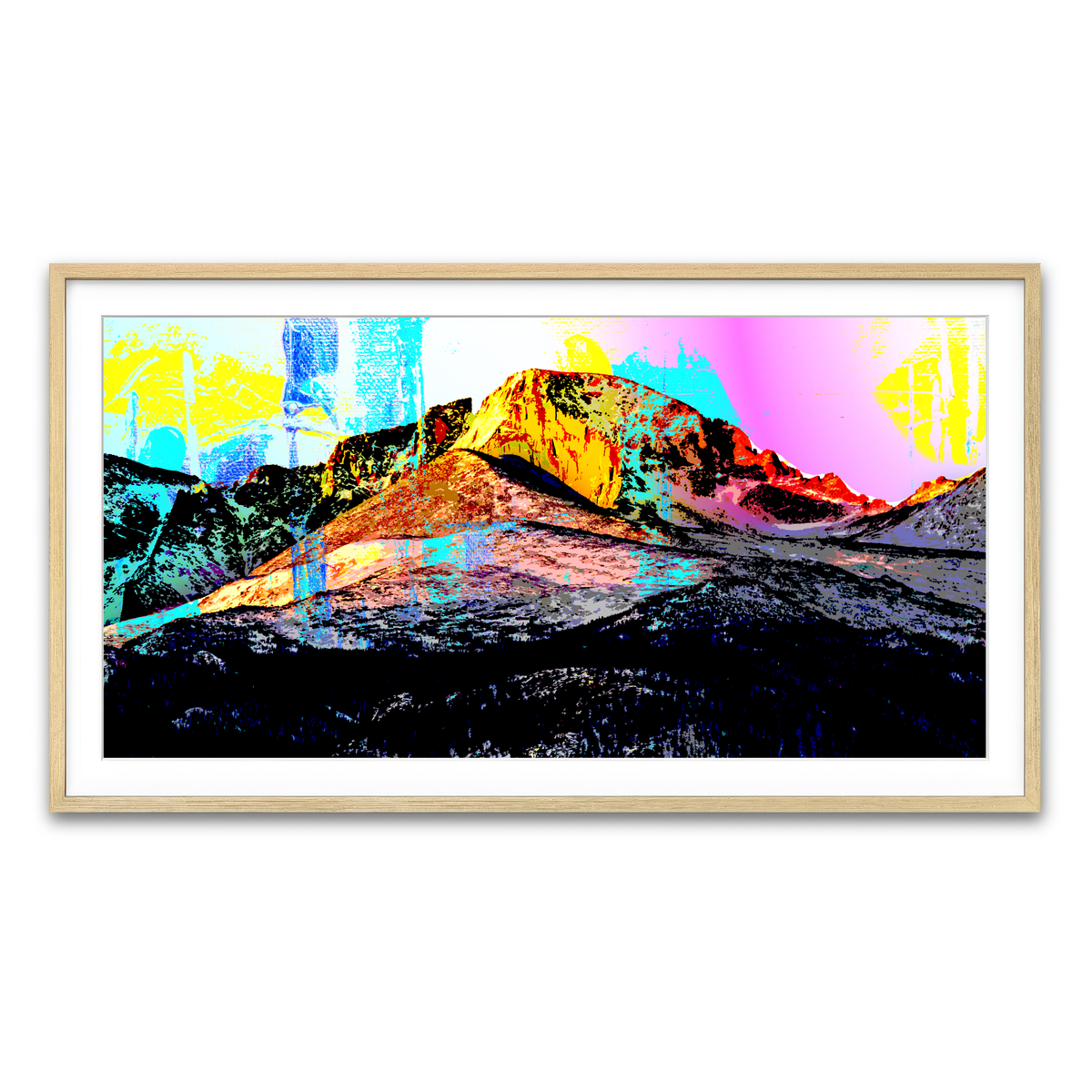 Framed Print 2x1 Natural