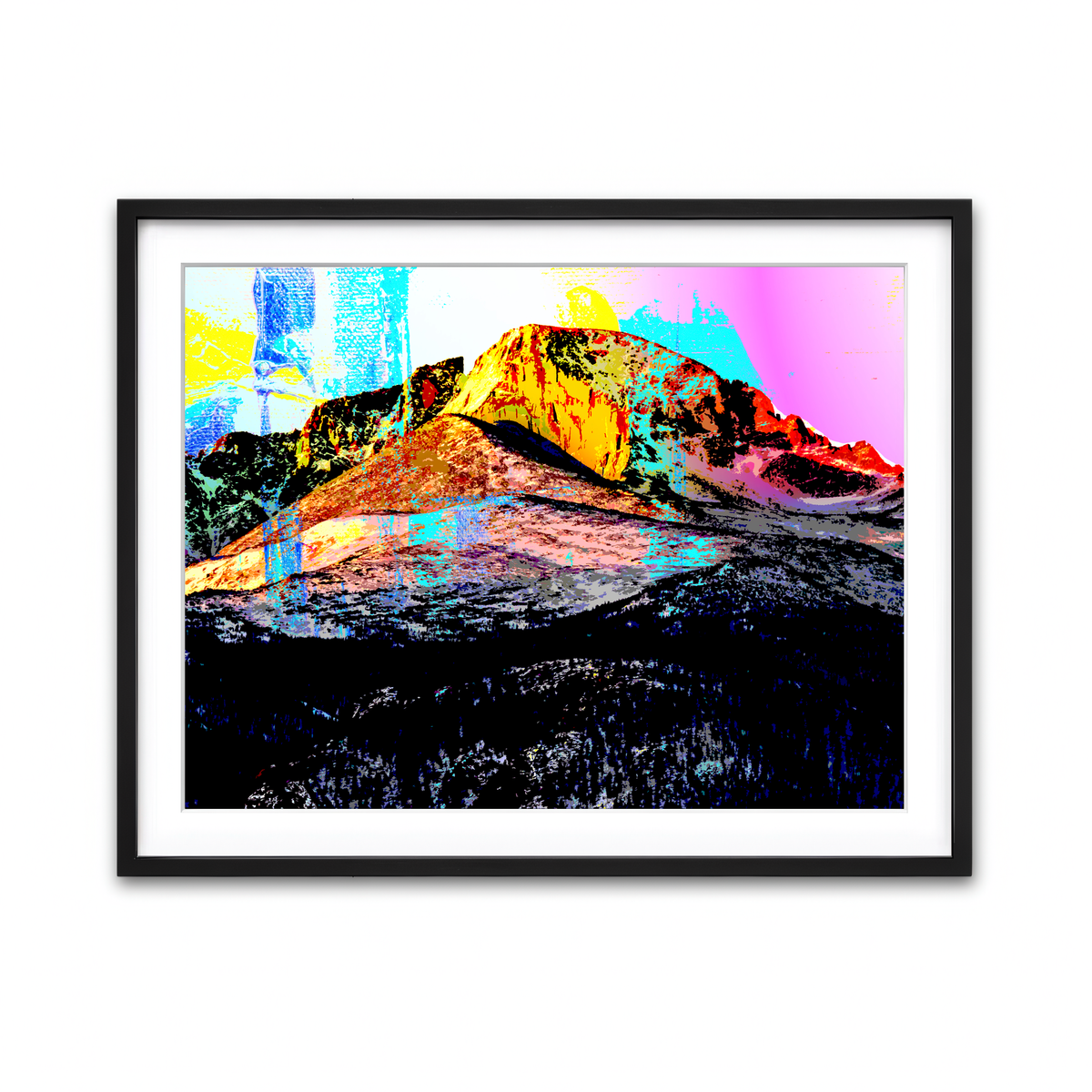 Framed Print 4x3 Black