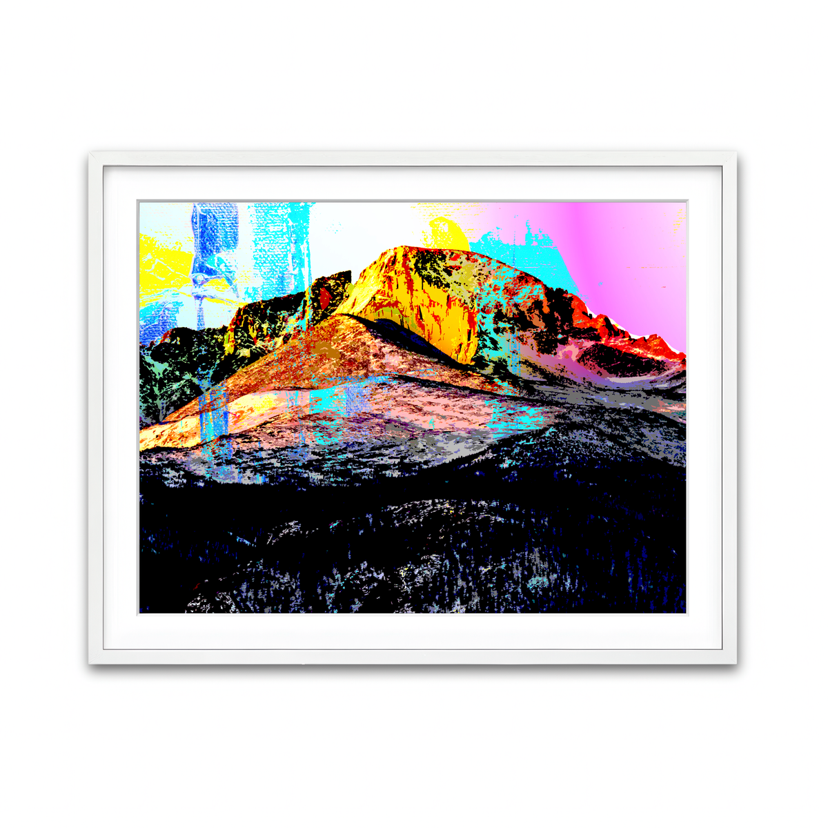 Framed Print 4x3 White
