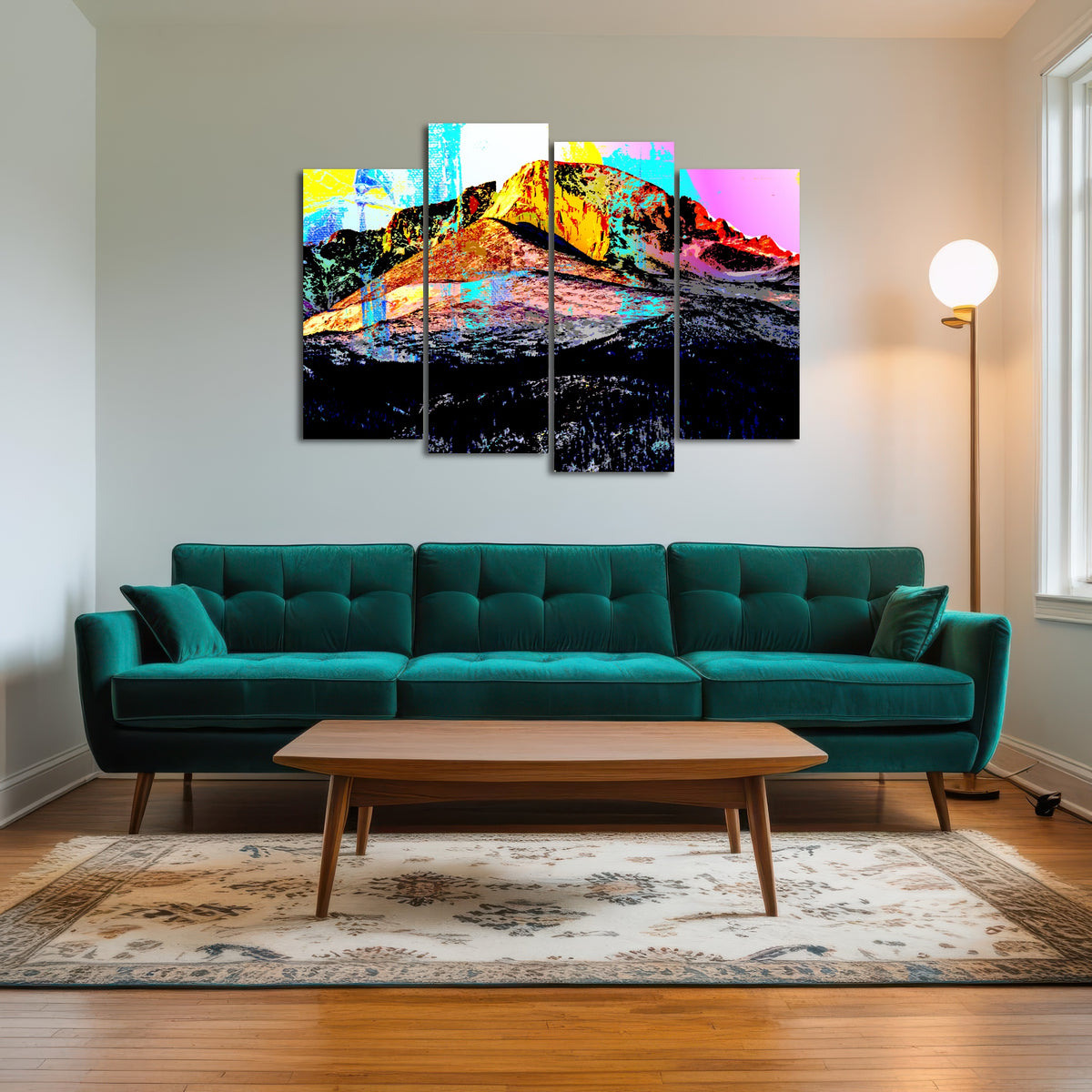AUTO-MOCKUP ROOM | Abstract Longs Peak