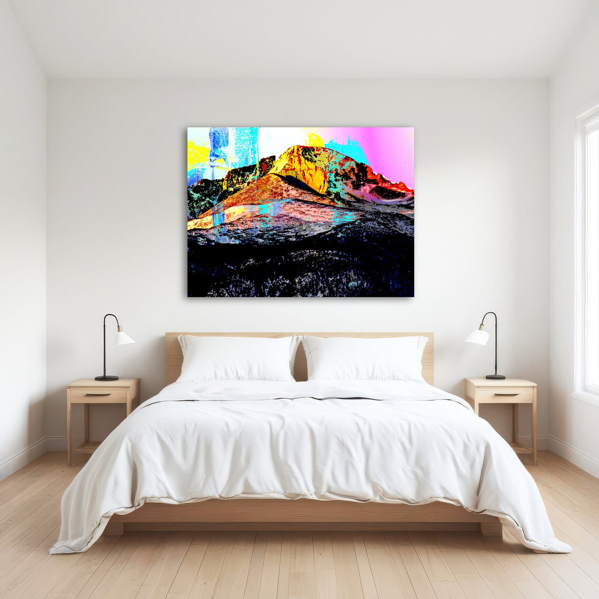 AUTO-MOCKUP ROOM | Abstract Longs Peak