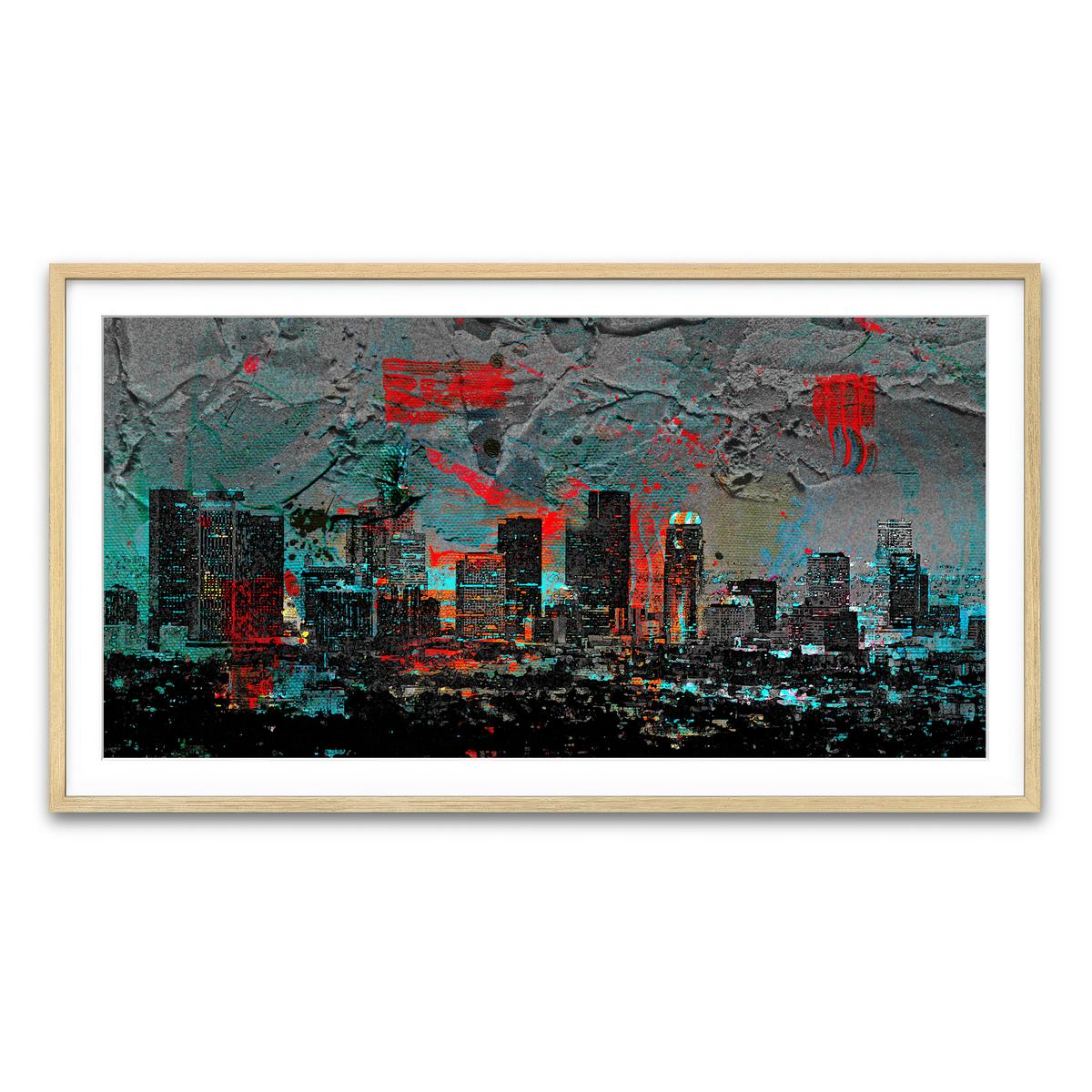 Framed Print 2x1 Natural