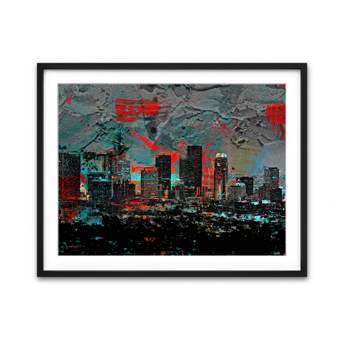 Framed Print 4x3 Black