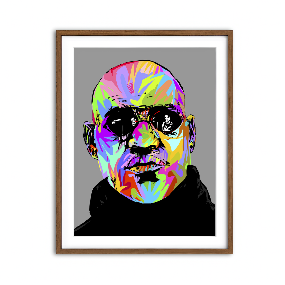 Framed Print 3x4 Walnut