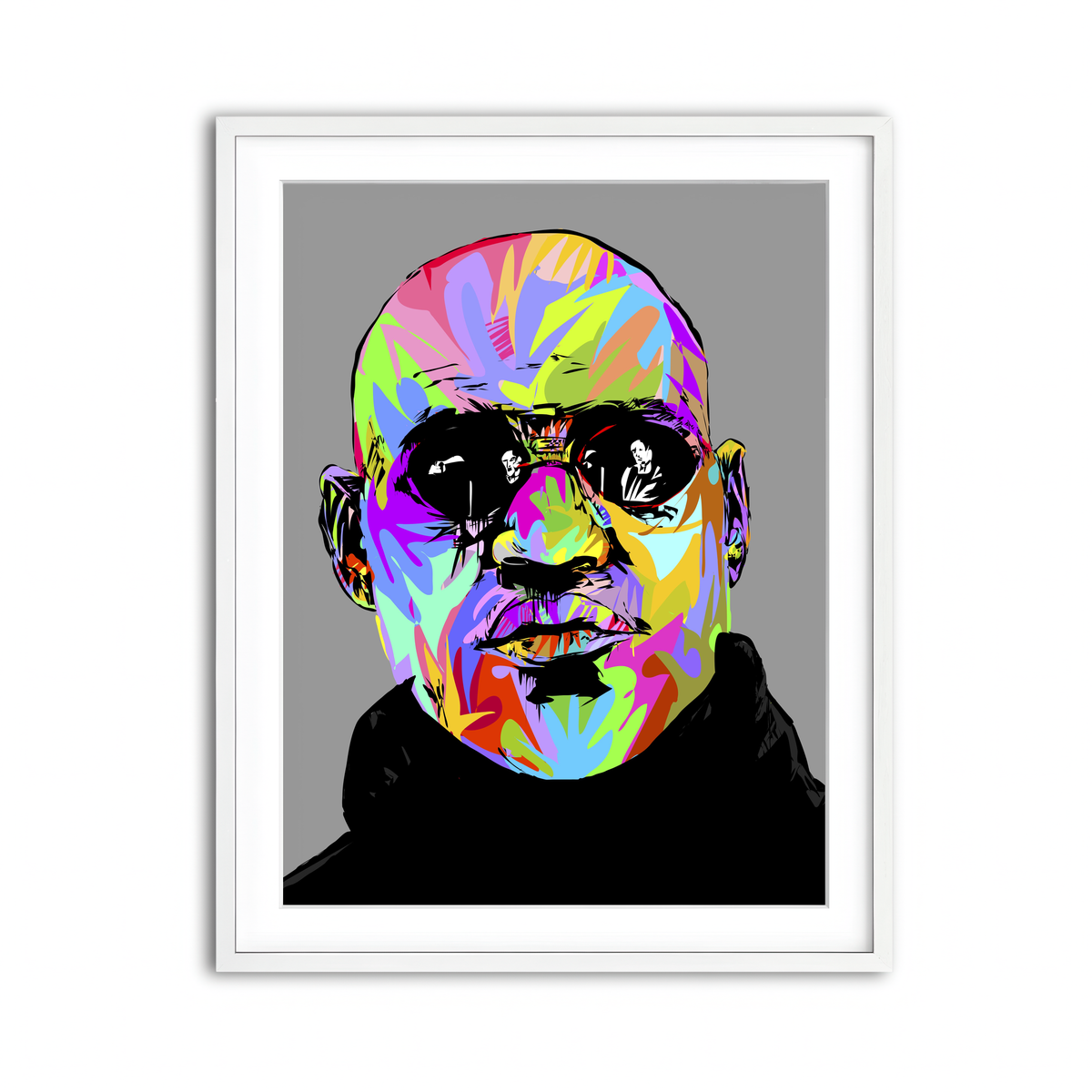 Framed Print 3x4 White
