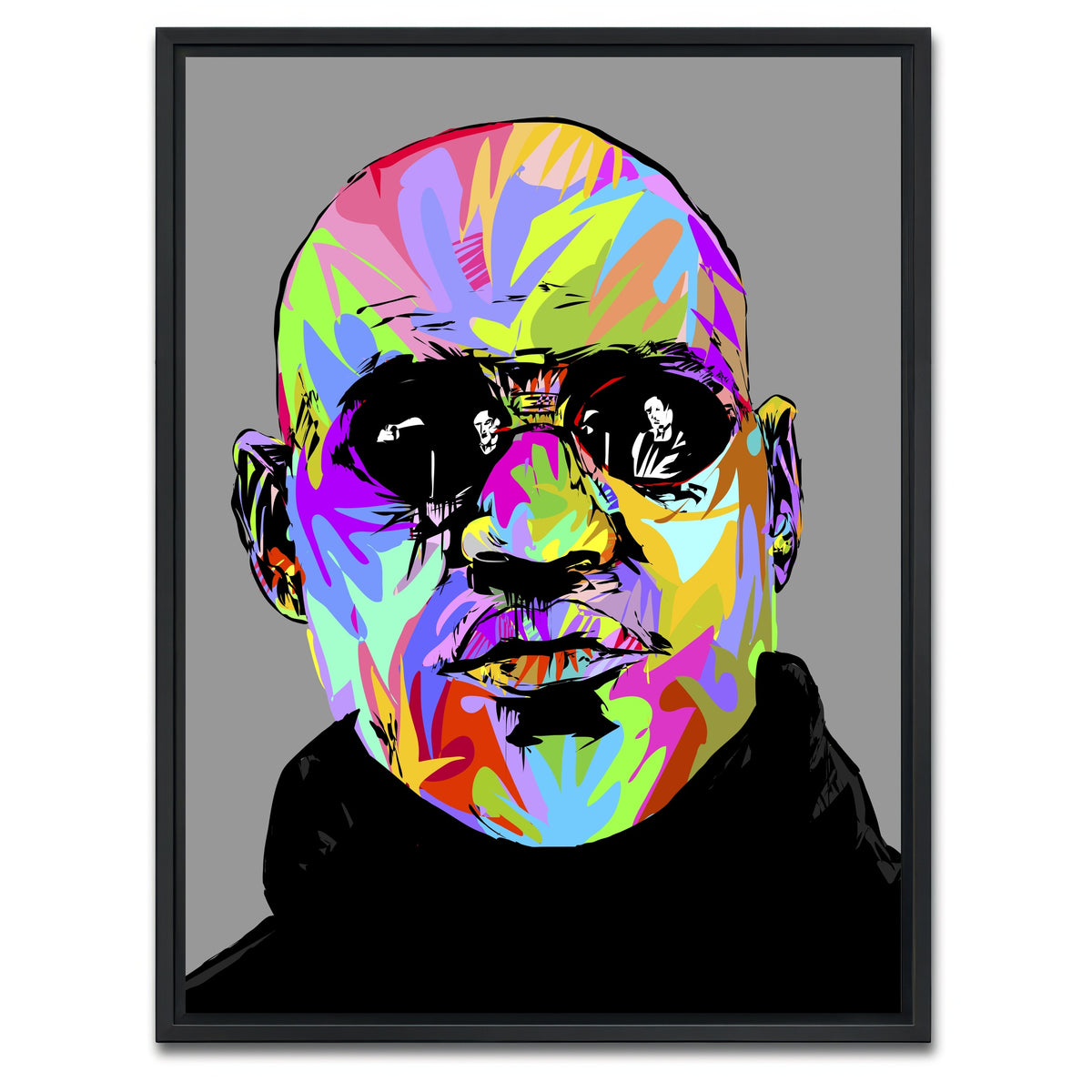 AUTO-MOCKUP WHITE | Abstract MORPHEUS | 1 Piece | Black Framed Canvas | group=3x4