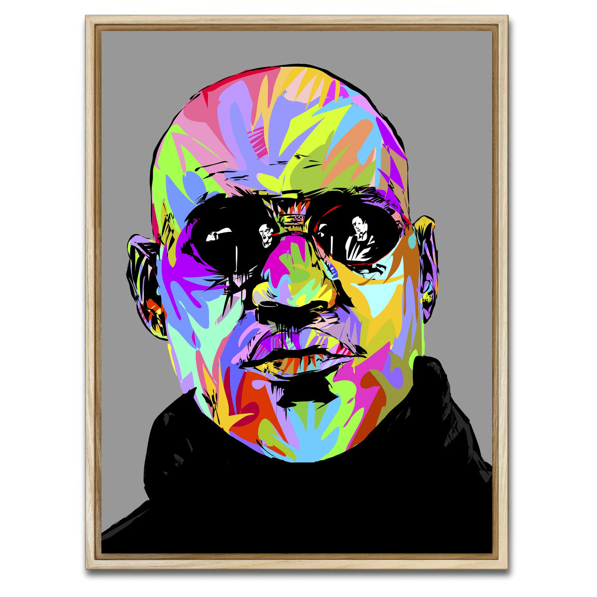 AUTO-MOCKUP WHITE | Abstract MORPHEUS | 1 Piece | Natural Framed Canvas | group=3x4