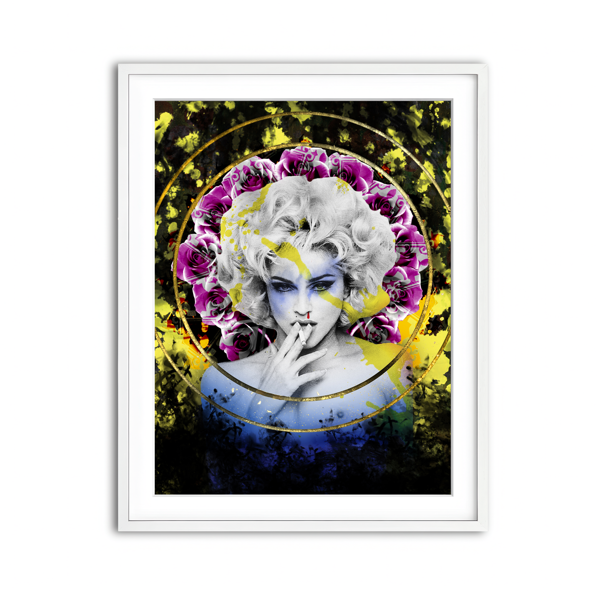 Framed Print 3x4 White