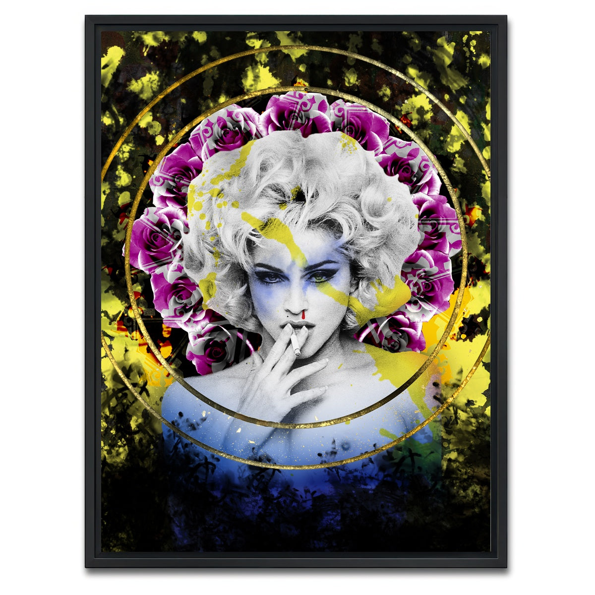 AUTO-MOCKUP WHITE | Abstract Madonna | 1 Piece | Black Framed Canvas | group=3x4