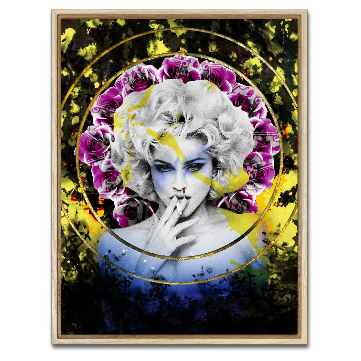 AUTO-MOCKUP WHITE | Abstract Madonna | 1 Piece | Natural Framed Canvas | group=3x4