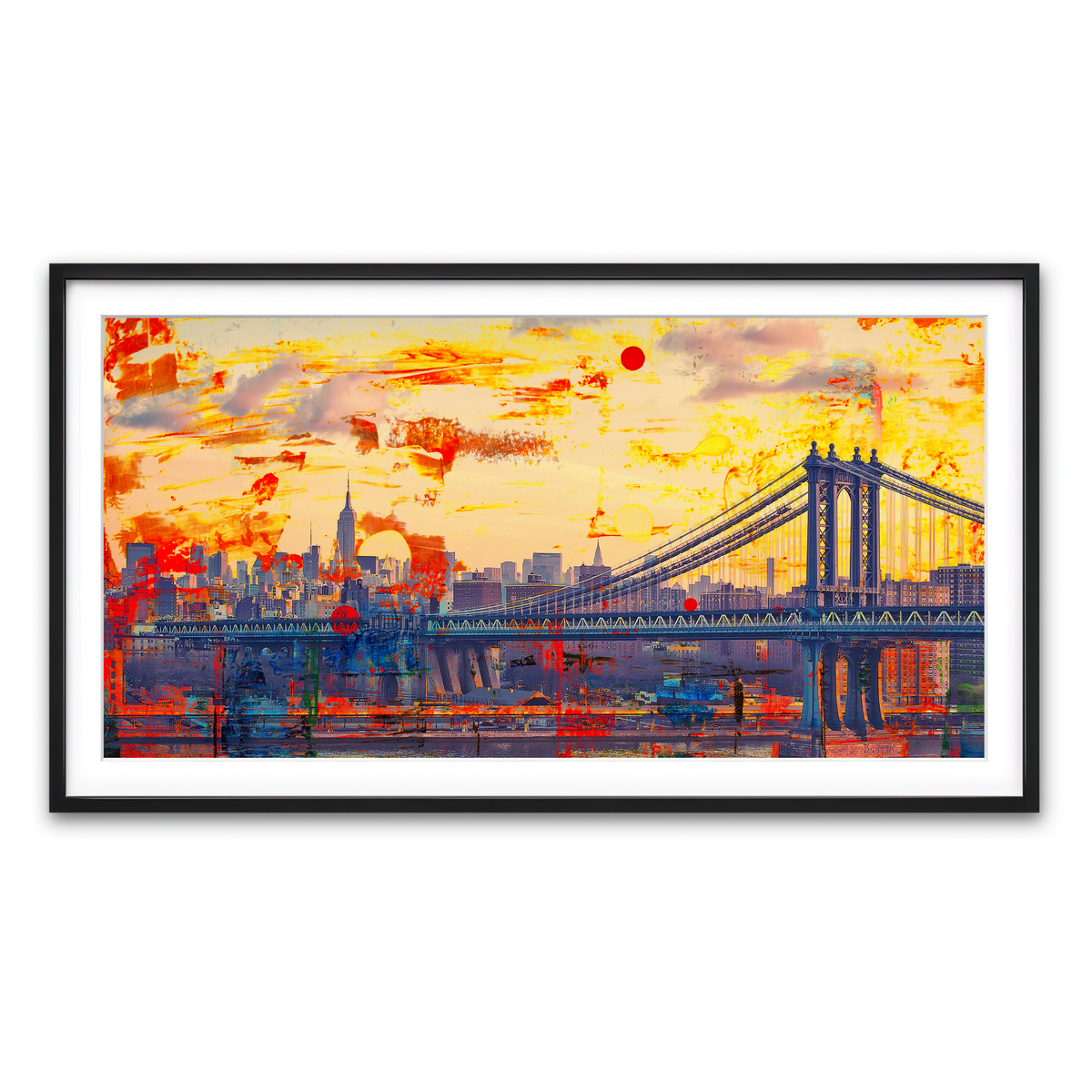 Framed Print 2x1 Black