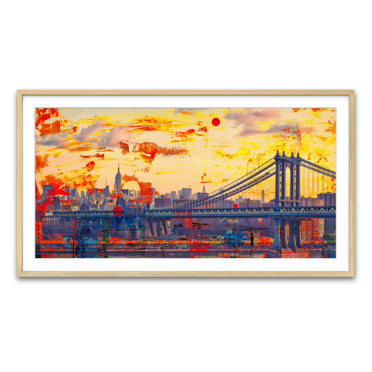 Framed Print 2x1 Natural