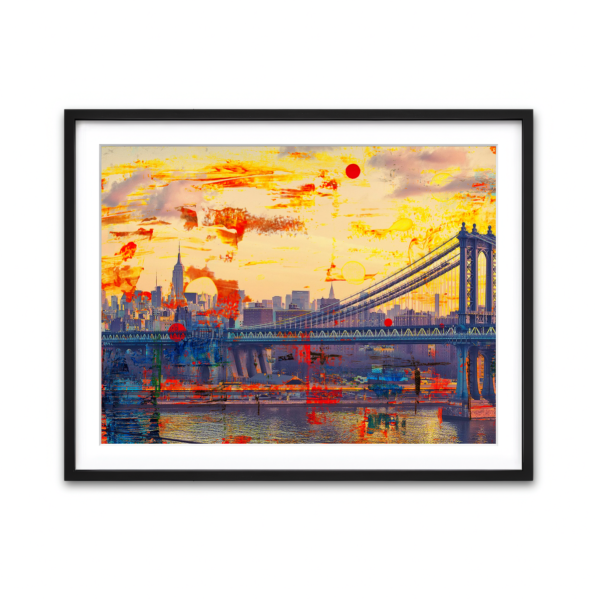 Framed Print 4x3 Black