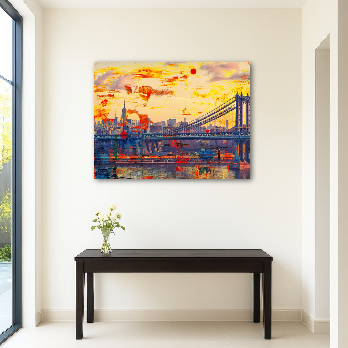 AUTO-MOCKUP ROOM | Abstract Manhattan Bridge