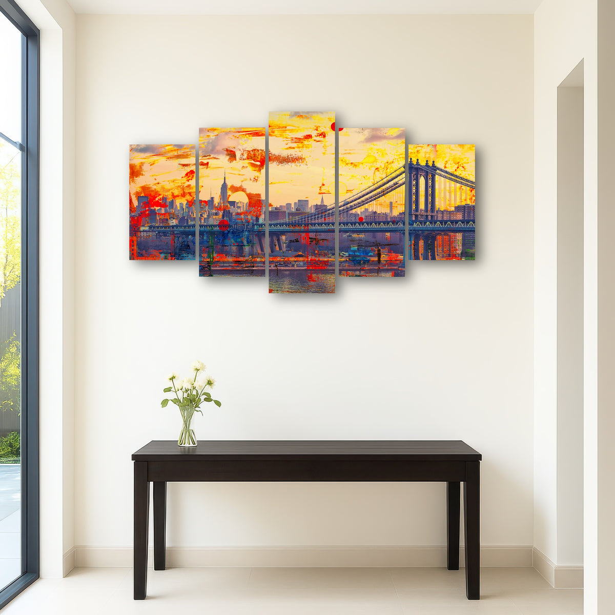 AUTO-MOCKUP ROOM | Abstract Manhattan Bridge