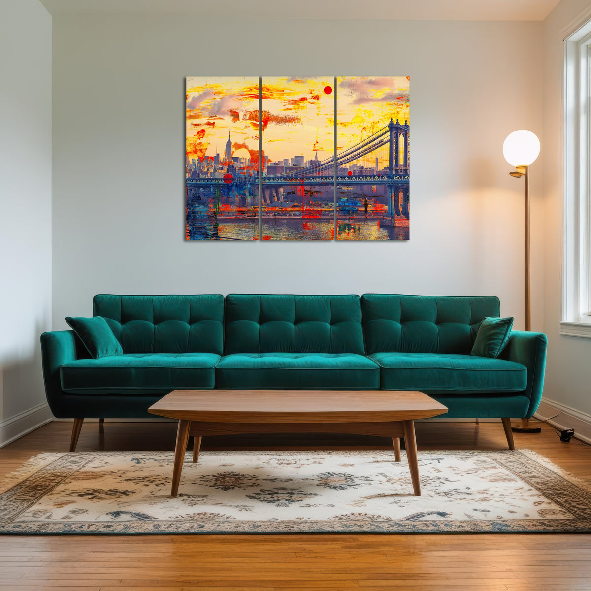 AUTO-MOCKUP ROOM | Abstract Manhattan Bridge
