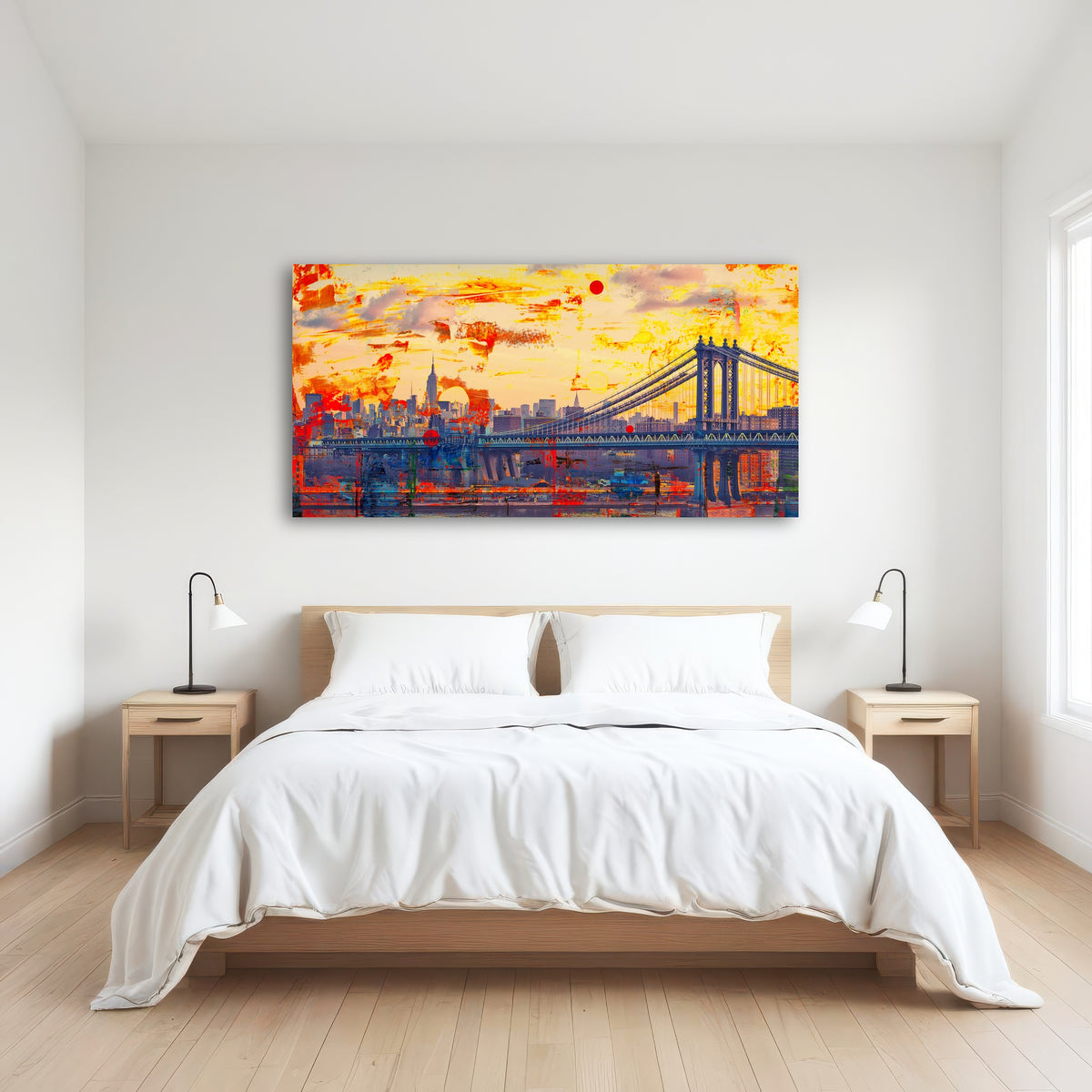 AUTO-MOCKUP ROOM | Abstract Manhattan Bridge
