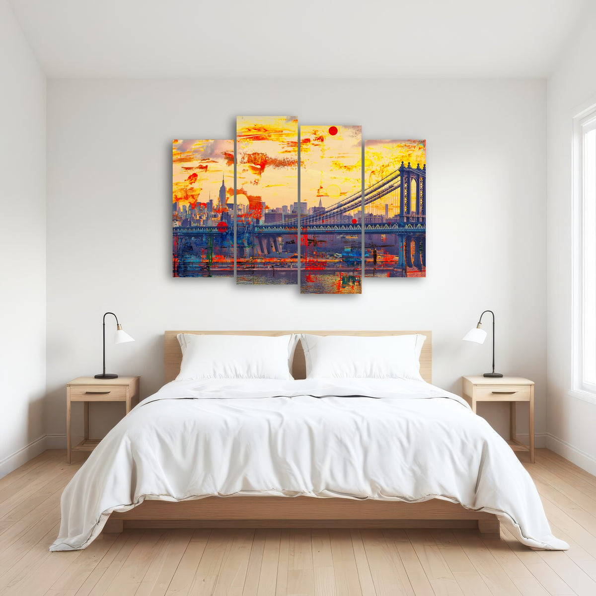 AUTO-MOCKUP ROOM | Abstract Manhattan Bridge
