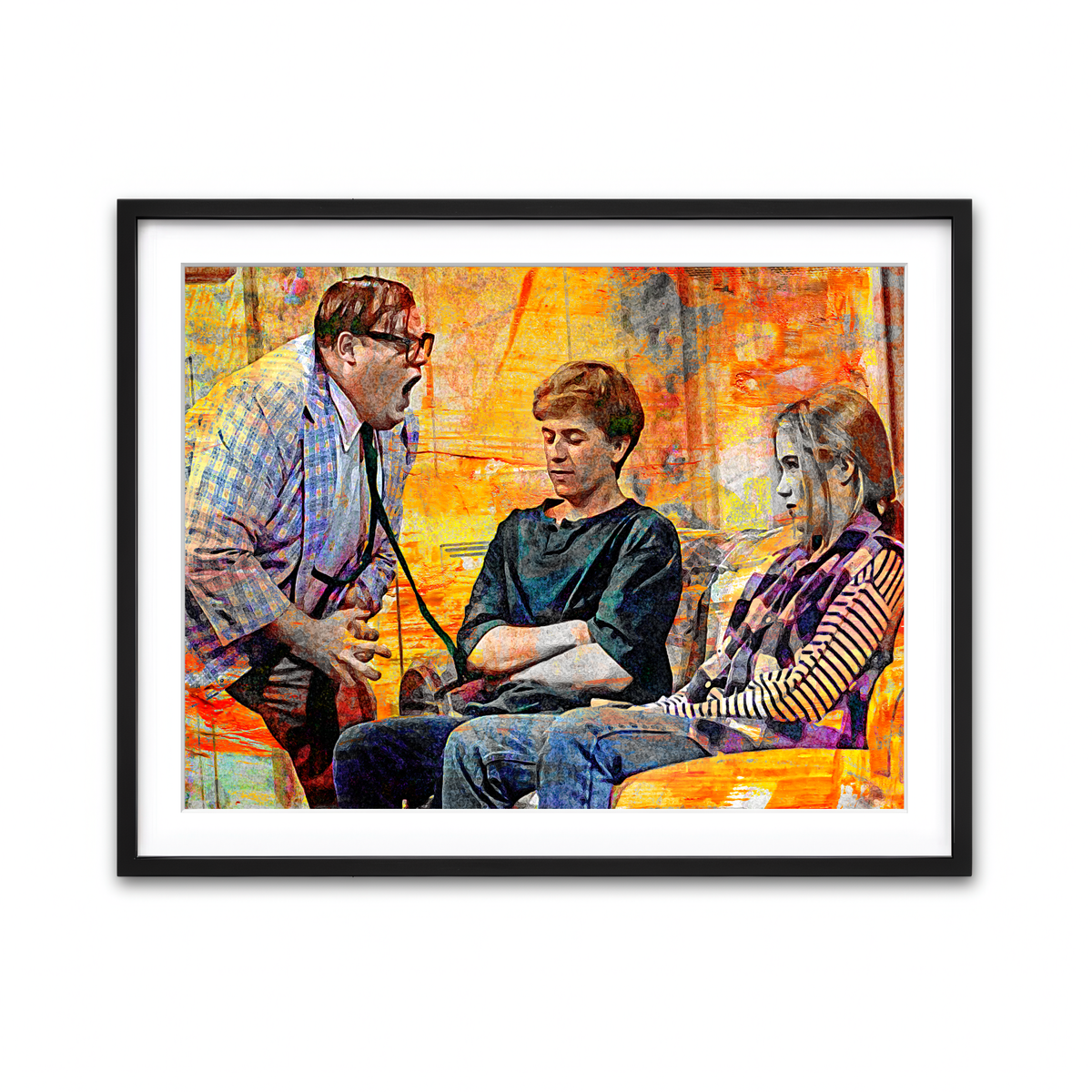 Framed Print 4x3 Black