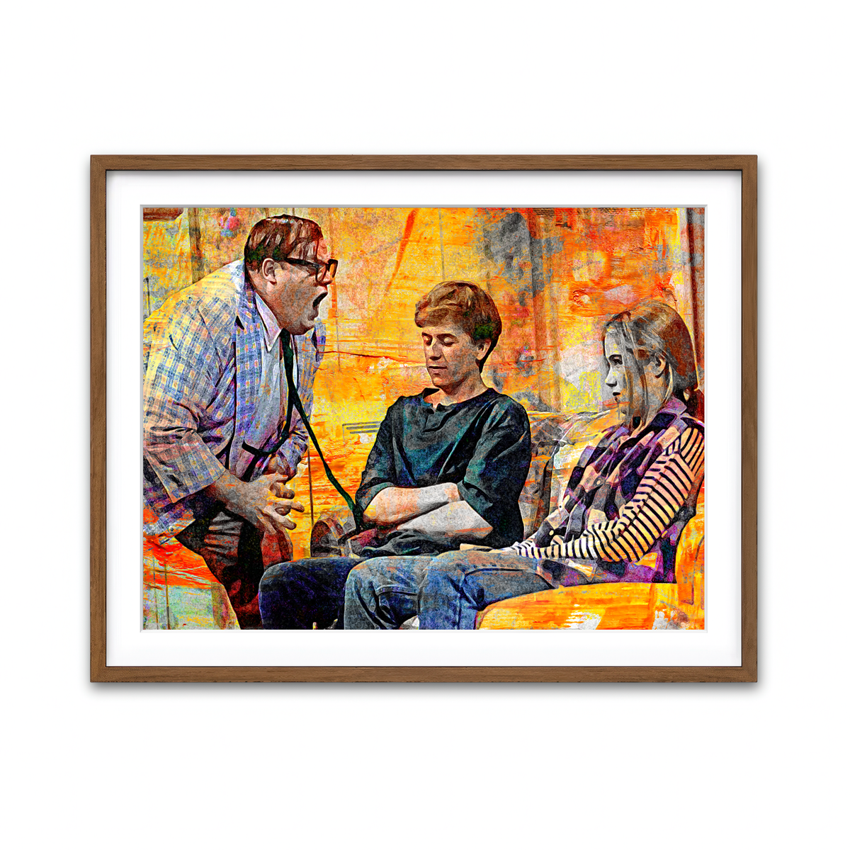 Framed Print 4x3 Walnut