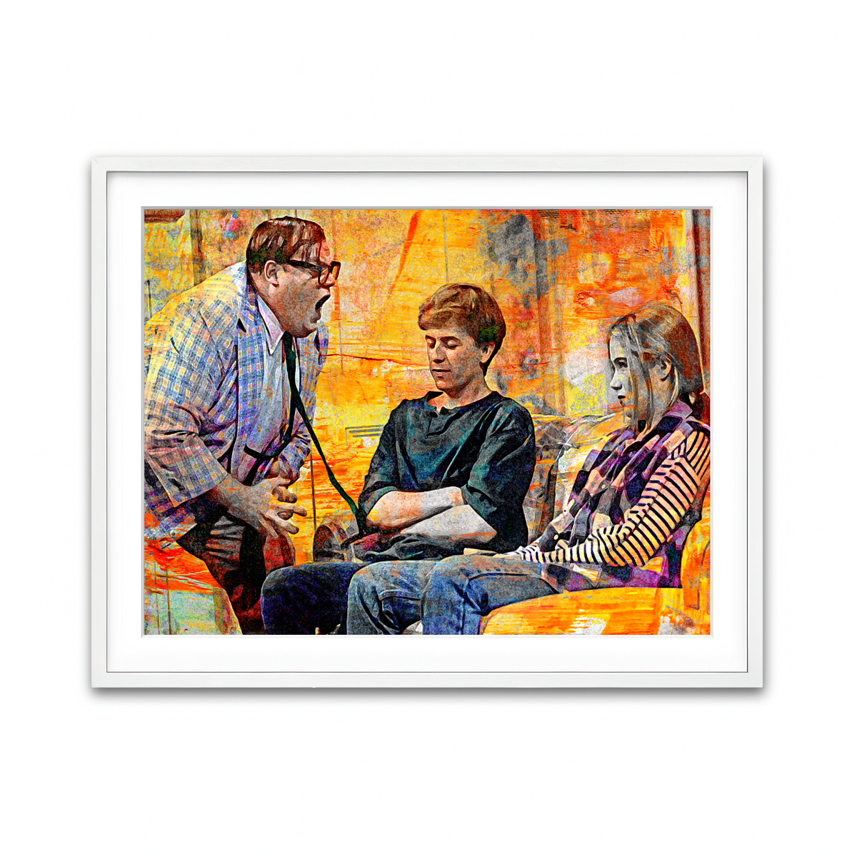 Framed Print 4x3 White
