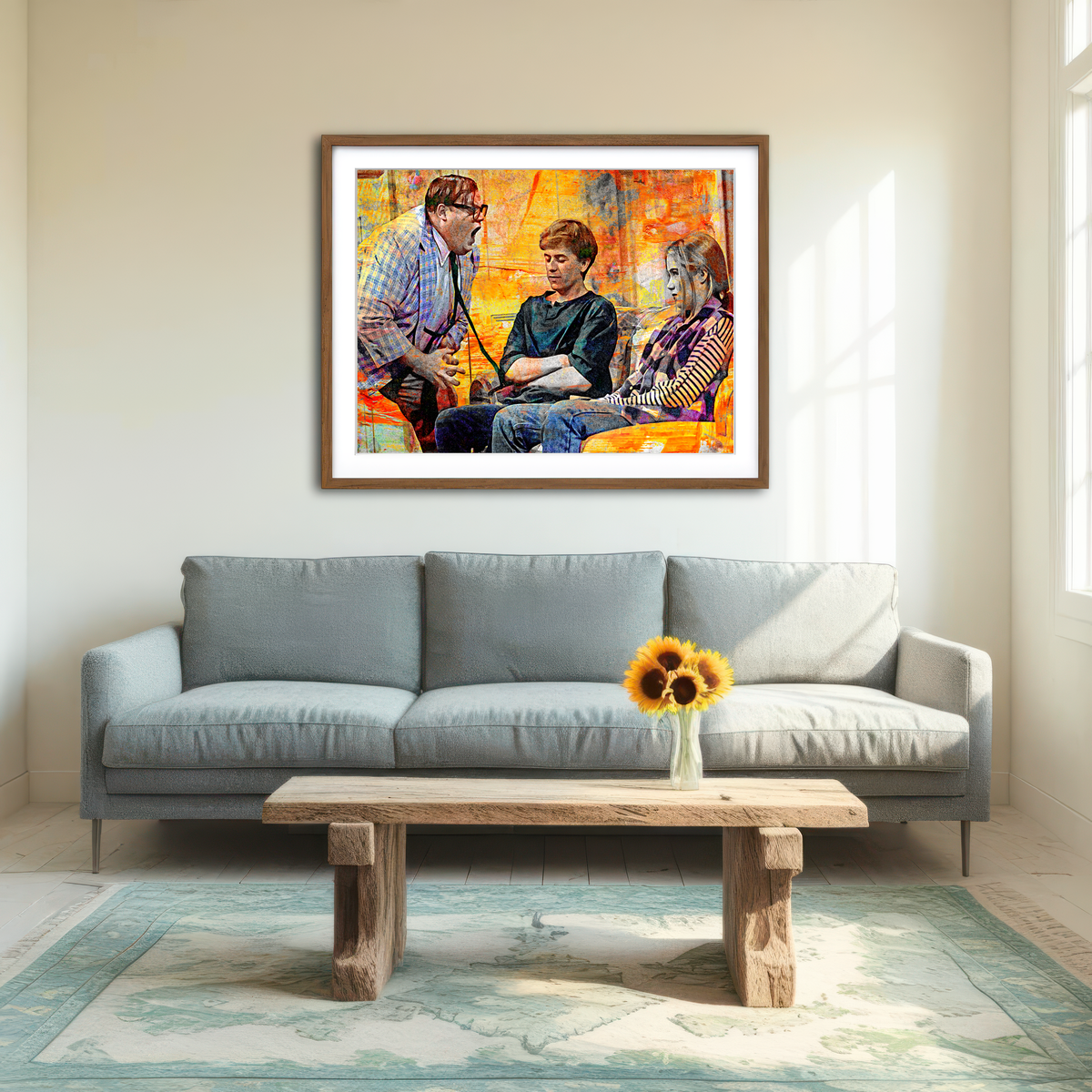 AUTO-MOCKUP ROOM | Abstract Matt Foley Wall Art